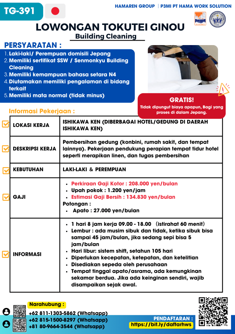 TG-391 Building Cleaning